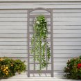 thumbnail image 4 of Dura-Trel Cambridge 28 by 75 Inch Outdoor Garden Patio Trellis, Mocha, 4 of 8
