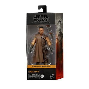 Star Wars The noir Series Jouet Greef Karga 6-Inch Échelle La figure d'action collectible Mandalorian, Jouets pour les enfants Âge 4 et vers le haut