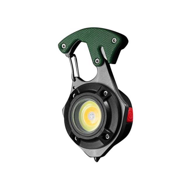pitrice Porte-Clés Portable Lampe Torche Imperméable pour la Marche à l'Intérieur de Pêche Verte