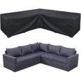 thumbnail image 1 of Housse de Sofa d'Angle Imperméable Housse de Mobilier de Jardin Housse de Mobilier Sectionnel d'Extérieur, 1 of 5
