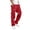 Red, variant on HXWCHs Men's Streetwear Casual Cargo Pants with Multiple Pockets Drawstring Waist and Patchwork Detail for Outdoor Sports XXXXXL Dark Gray