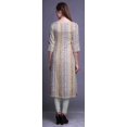 thumbnail image 4 of Bimba Robes Longues Droites pour Femmes Imprimées Manches 3/4 Vêtements Indiens, 4 of 6