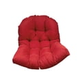 thumbnail image 3 of jinwen Coussin de Chaise Hamac Maison Jardin Remplacement Matelas de Chaise 120x80cm Rouge, 3 of 9