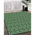 thumbnail image 3 of Ahgly Tapis d'Intérieur Lavable en Machine Carré Transitionnel Vert Pastel, 3 Pieds Carré, 3 of 7
