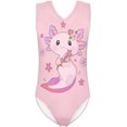 thumbnail image 1 of Maillot de Bain une Pièce pour Filles 3-14 Col en V Maillot Sans Manches, 1 of 5