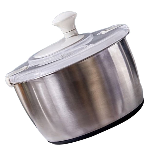 Meat Dehydratorkn05 Compost Dehydrator Food Mill Dryer Food Air Fryer 5L Manual Vegetable Dehydrator Stainless Steel Fruit And Vegetable Home Use Rotating Dryer Kitchen Gadget For Washing And