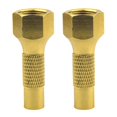 thumbnail image 4 of 2x Mandrin d'Air de Pneu à Visser Résistant pour les Accessoires de Jauge de Compresseur de Gonfleur, 4 of 8