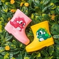 thumbnail image 2 of MIASHUI Kids Rain Boots Lightweight Easy On Rubber Rain Shoes,Pink,2.5-3 Years, 2 of 3