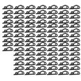 thumbnail image 1 of Gutter Clips, Frostproof Mini Size Plastic Christmas Light Clips  For Party For Courtyard White,Black,Dark Green,Grass Green, 1 of 8
