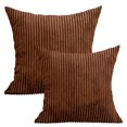thumbnail image 1 of MesaSe Home Textile 20” X 20” Modern Contemporary Transitional Navy Blue Striped Polyester Throw Pillow ( 2 Count) Home Decoration Suitable for Living Room and Bedroom, 1 of 10