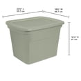 thumbnail image 2 of Sterilite Boîte 68L - Vert, 2 of 4