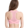thumbnail image 4 of Yuyuzo Sport Bra for Women Plus Size High Impact Comfortable Mesh Bra Racerback Workout Padded Yoga Bras, 4 of 7