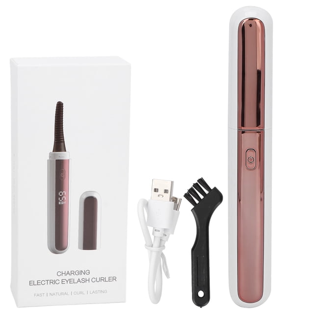 Heated Eyelash Curler,Electric Eyelash Curler USB Electric Eyelash Curler Eyelash Curling Brush Highly Recommended