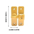 thumbnail image 3 of LSLJS Door Door 90 Degree Sliding Door Lock Pin Door Clip Sliding Door Lock Buckle Buckle Lock, 3 of 6
