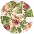 thumbnail image 1 of HomeRoots 354153 Tapis Rond en Laine Beige de 5 Pi 6 Po, 1 of 1