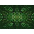 thumbnail image 1 of Ahgly Tapis Rectangulaire Lavable en Machine Vert Transitionnel, 8 Pieds x 12 Pieds, 1 of 7