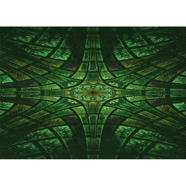 Ahgly Tapis Rectangulaire Lavable en Machine Vert Transitionnel, 8 Pieds x 12 Pieds