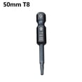 thumbnail image 1 of 1 Pcs 50mm Blue Magnetic Torx Screwdriver Bits Set Electric Screwdriver T5-T40, 1 of 9