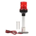 thumbnail image 2 of Stern Light 8 Inch Boat Anchor Light Waterproof LED Fixed Mount Boat Navigation Lights For Fishing Boat Marine Yacht Pontoon All Round 360 2NM Visibility Stainless Steel Base, 2 of 8