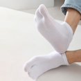 thumbnail image 5 of White Socks 1 Pcs Socks Split Toe Design Separates Toes Bunion and A Bunion Pad Toe Friction and Hallux Valgus, 5 of 5