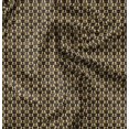 thumbnail image 1 of Soimoi Orange Poly Georgette Fabric Cat Animal Printed Fabric 1 Yard 52 Inch Wide, 1 of 5