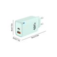 thumbnail image 3 of 5 Port PD Fast Charging USB Charger 38W, Smart Load Balancing Safe Stable High Speed Output, Multi Device Charging Station for Phone Tablet Headphones Home Office Travel, 3 of 6