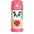 thumbnail image 1 of Bouteille isolée à pression de 12 Oz avec paille Funtainer de Thermos, Fille Minecraft, 1 of 6