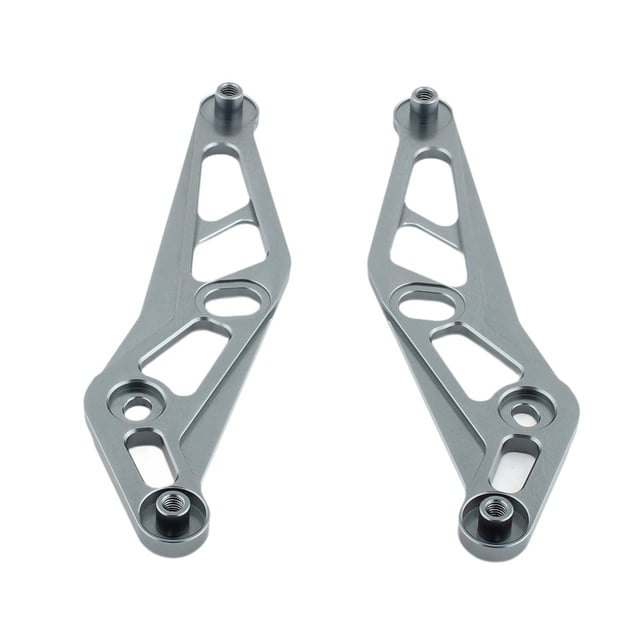 jinwen 2 Pcs Supports Réglables pour Pare-Brise Accessoires pour Forza 125 Titane