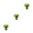 thumbnail image 4 of Decodeary Green Eco-friendly Artificial Money Tree In Pot Long-lasting Durability Realistic Appearance white babysbreath 3Set, 4 of 6