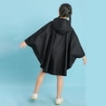 thumbnail image 4 of AJIWYH Poncho de Pluie Léger pour Enfants Imperméable Réutilisable pour Tout-Petits Noir, 8-9 Ans, 4 of 5