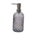 thumbnail image 2 of Glass Soap Dispenser Stylish Leakproof Refillable for Kitchen Home and Hotel Gray, 2 of 9