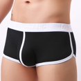 thumbnail image 3 of EOYWHK Cotton Boxer Briefs for Men Breathable Compression Athletic Underwear Seamless Boxers Color Blocked Briefs, 3 of 3