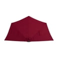 thumbnail image 3 of CorLiving Versa 8.5ft Outdoor Patio Half Umbrella with Steel Frame for Small Spaces, 3 of 9