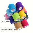 thumbnail image 4 of MesaSe Self-Adhesive Elastic Bandage Wrap for Sports Injuries - Comfortable Support for Knee  Wrist & Ankle Sprains  Swelling Relief - Random Color Selection, 4 of 6