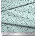 thumbnail image 3 of Soimoi Poly Georgette Fabric Clover Leaves Print Sewing Fabric Yard 52 Inch Wide, 3 of 3