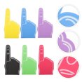 thumbnail image 2 of 8 Pcs Pompons de Cheerleading Mousses Doigt pour Événements Sportifs Fête Sportive Événements de Football, 2 of 8