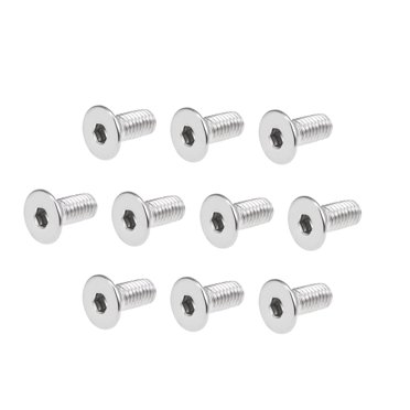 Unique Bargains Vis de Machine à Tête Plate M5x12mm Vis Hexagonale Intérieure Boulons de Fixation en Acier Inoxydable 304 20 Pcs