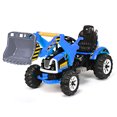 thumbnail image 1 of Costway Kids Ride On Excavator Truck 12V Battery Powered Front Loader Digger Blue, 1 of 10