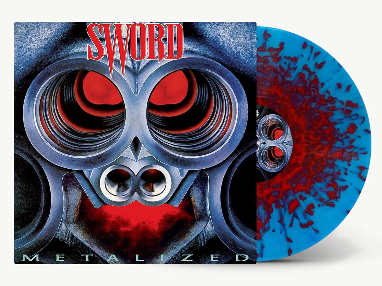 Metalized - Blue, Red & White Splash Vinyl 180G