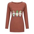thumbnail image 3 of QIPOPIQ T-Shirts à Manches Longues à Col Rond pour Femmes T-Shirts de la Saint-Patrick Tunique T-Shirt Imprimé Shamrock T-Shirt Vert Chanceux T-Shirts de la Journée St Patricks T-Shirt Col Rond T-Shirts des Fêtes Offres, 3 of 5