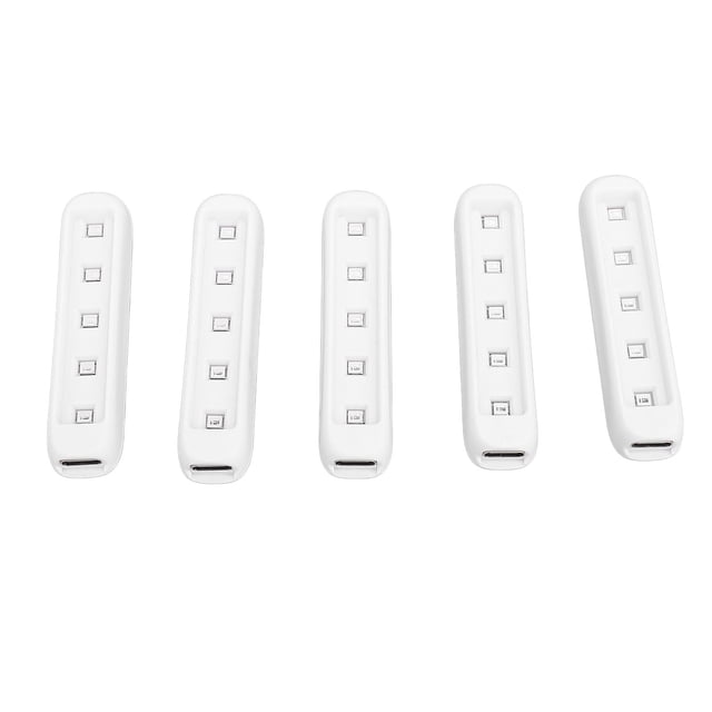 5Pcs UV Curing Light, Mini Star Shaped Nail Gel Dryer with 5 LED Beads USB Interface Resin Glue Gel UV Compact Curing Light for Nail Art Ink Nail Polish Curing