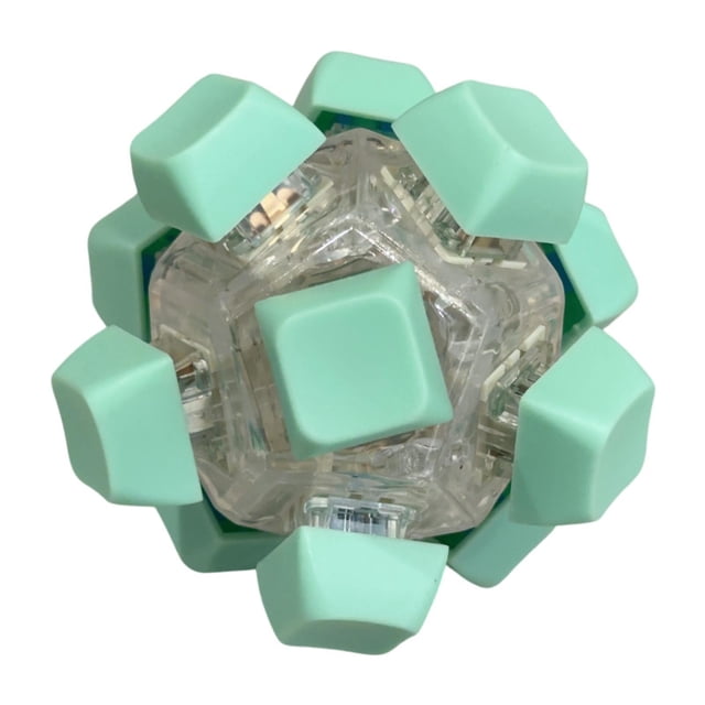 Lipstore Keyboard Fidget Toy Adults Birthday Working Mini Fidget Toy Keyboard Light Blue