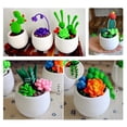 thumbnail image 4 of Jouet Éducatif en Argile pour Enfants, Fleur en Pot Succulente, Jouet de Modélisation Léger Type 1, 4 of 9