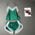 thumbnail image 1 of LSLJS 2PC Women Sexy Lace Patchwork Solid Lingerie Nightwear Underwear Robe Set Sleepwear, Lingerie Sets, 1 of 4