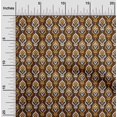 thumbnail image 1 of oneOone Viscose Chiffon Fabric Damask Ikat Print Sewing Fabric BTY 42 Inch Wide, 1 of 1