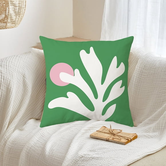 Bohemian Style Pillow Set Office Cushion Botanical Printed Pillow Cushion Sofa Pillow Bed Backrest
