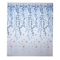 thumbnail image 2 of ZZkhGO Leaf Pattern Sheer Window Voile Curtain, Single Panel Fabric Drape 200x100cm, Polyester Curtain for Living Room, 2 of 7