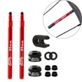 thumbnail image 3 of S SERENABLE Road Bike Tubeless Tire Presta Extender Universal Vacuum Tire 2Pcs 2Pcs 80mm Red, 3 of 9
