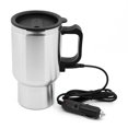 thumbnail image 1 of Car Electric Kettle Stainless Steel In-car Kettle Travel Thermoses Heating Bottle Heating Cup with Indicator Powered by Lighter Base for Tea Coffee Milk Car Kettle, 1 of 7