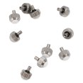 thumbnail image 2 of 10pcs Argent Montre Couronne Acier Inoxydable Tête de Montre Réparation Pièces de Rechange Accessoire pour Horloger 4mm, 2 of 14